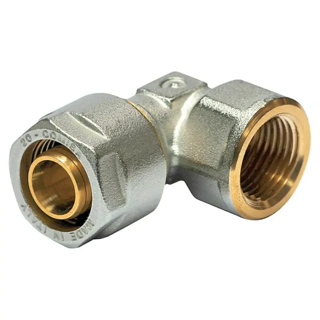 Kirchhoff Winkel 90° 26 mm x 24,2 mm (3/4 Zoll IG) Klemmfitting für MSVR Blank