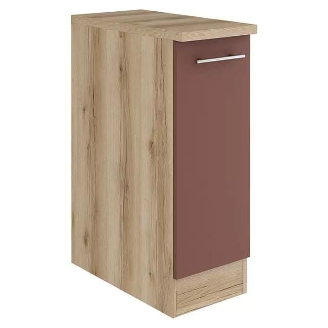 OPTIFIT Bari407 Küchen-Unterschrank 30 cm Rostrot