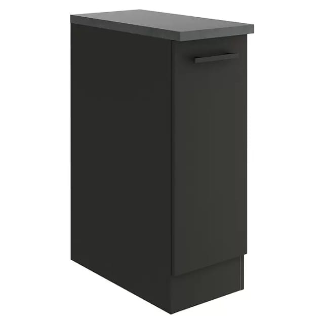 OPTIFIT Madrid420 Küchen-Unterschrank 30 cm Anthrazit Matt