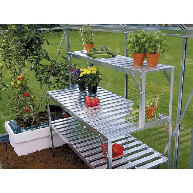 Aufsatz für Alutisch 121 cm x 28 cm Alu-Blank