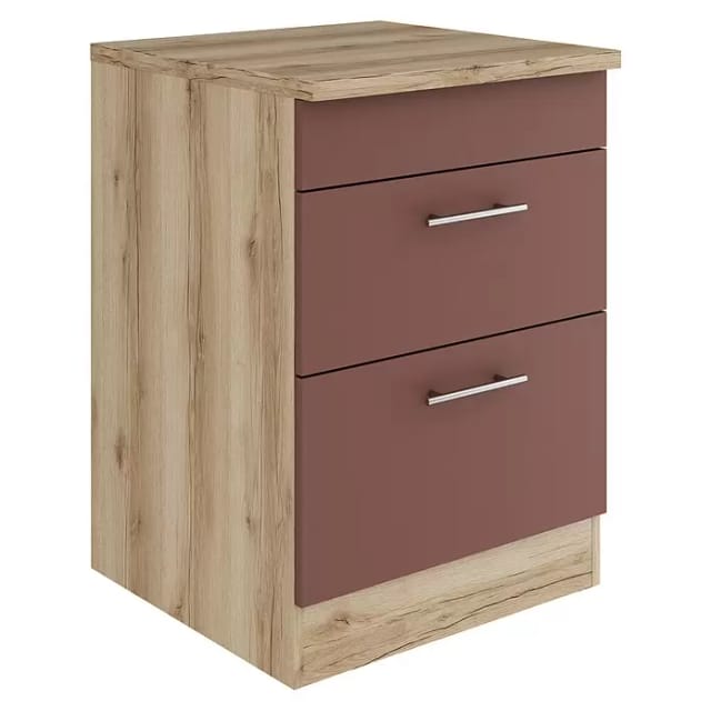 OPTIFIT Bari407 Küchen-Unterschrank 60 cm Rostrot