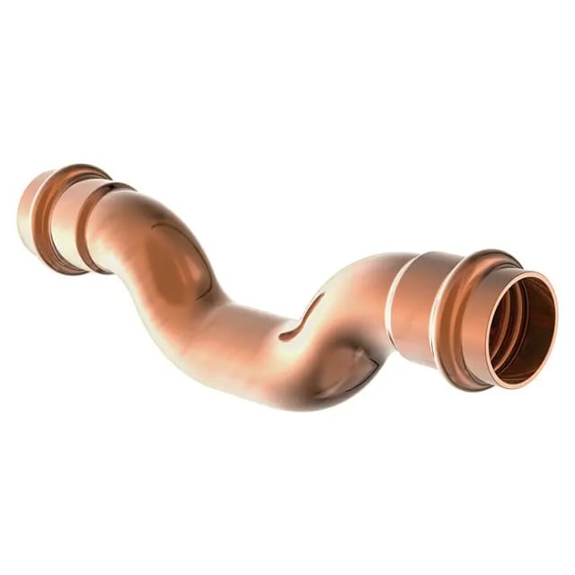 Kirchhoff CU-Überspringbogen 2 Muffen Blank 22 mm
