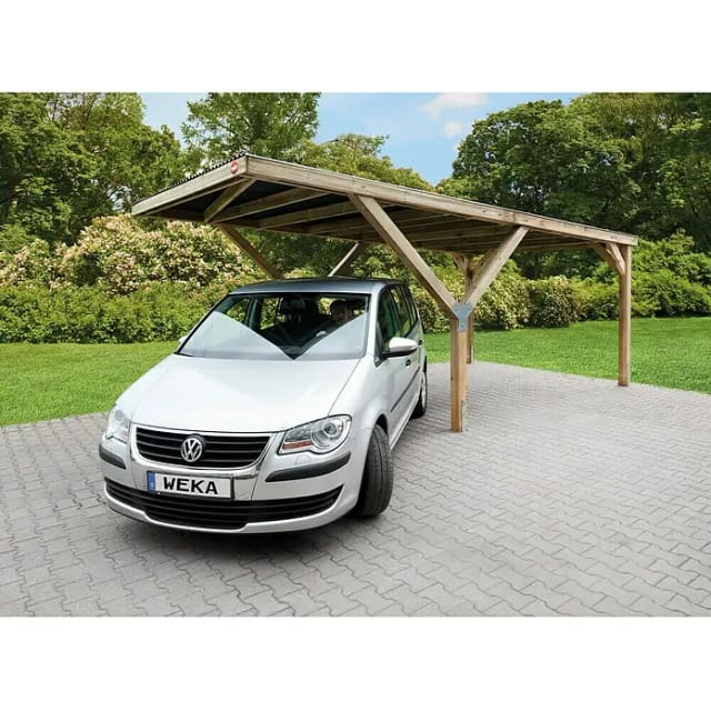 Weka Y-Einzelcarport Mugello A Kesseldruckimprägniert 2.500 cm x 306 cm