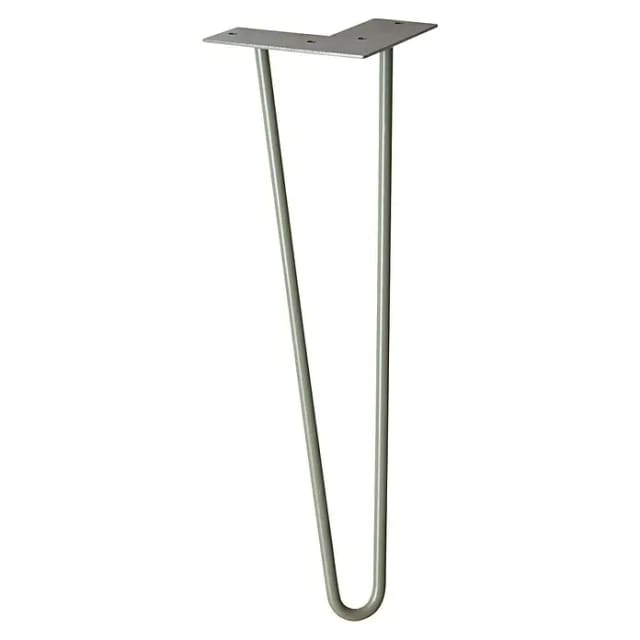 Wagner Möbelbein Hairpin Länge 400 mm Moss Grey