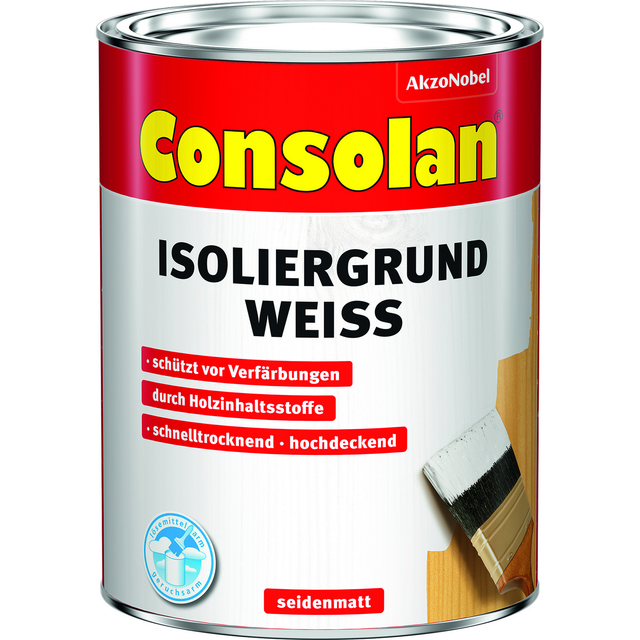 Consolan Isoliergrund Weiß seidenmatt 750 ml