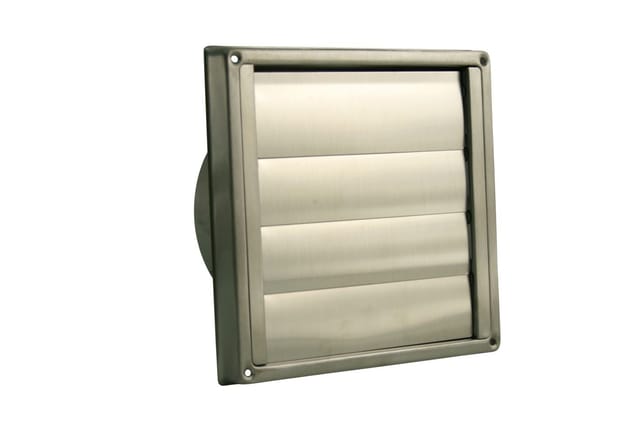 Marley Selbsttätige Verschlussklappe Edelstahl 155 x 155 mm System 100