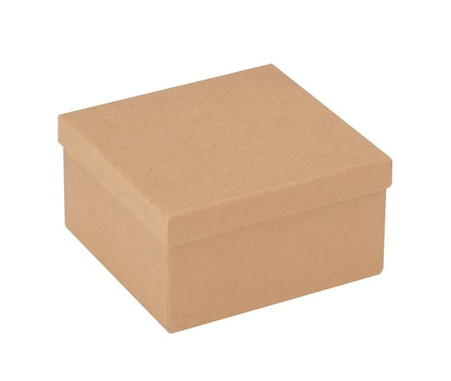 Quadratbox aus Pappe 125 x 125 x 65 mm FSC®