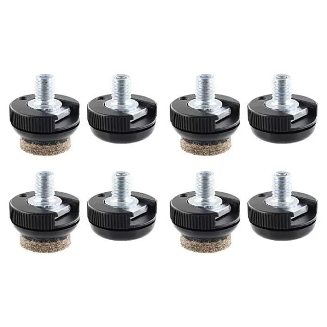 Wagner Verstellfuß Justus Slim QuickClick inkl. Gleiteinsätzen 4er Set 1,5 cm