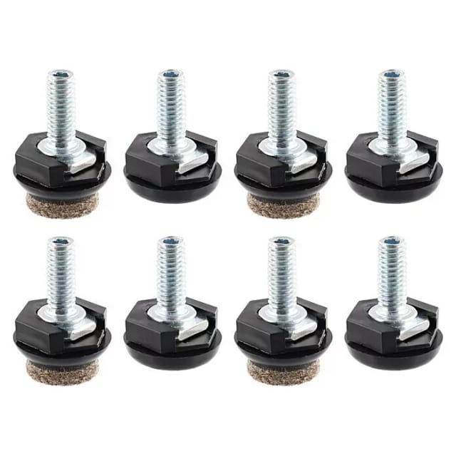 Wagner Verstellfuß Justus Slim QuickClick inkl. Gleiteinsätzen 4er Set 2,2 cm