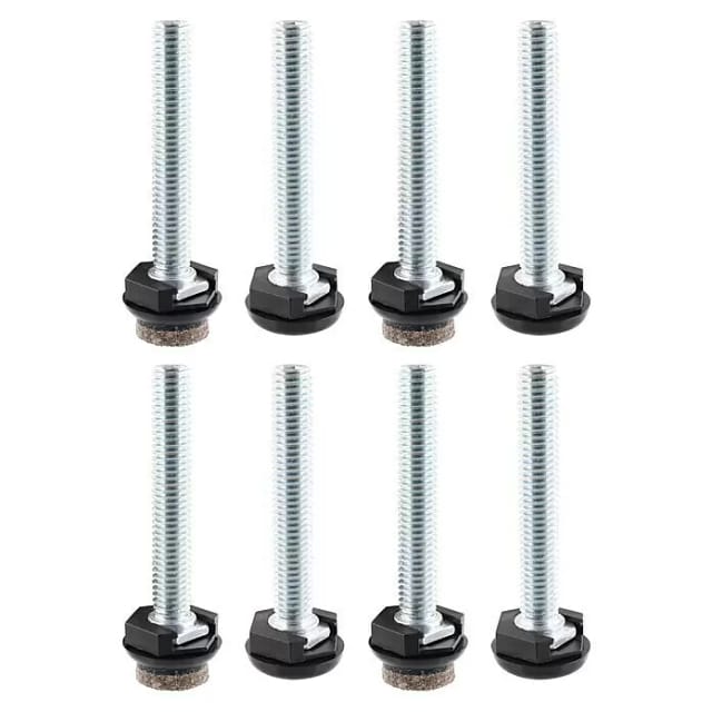 Wagner Verstellfuß Justus Slim QuickClick inkl. Gleiteinsätzen 4er Set 5,7 cm