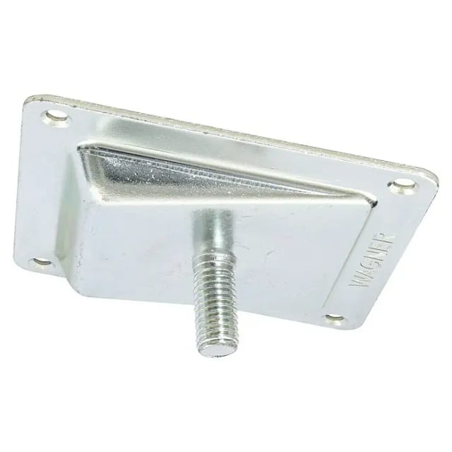 Wagner Anschraubplatte 9 cm x 8,8 cm Stahl Verzinkt