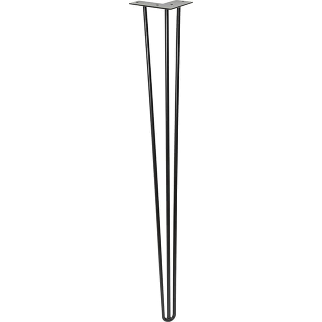 Wagner Möbelbein Hairpin L 860 mm Black Matt