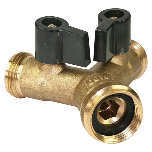 Kirchhoff 2-Wege-Verteilerstück Messing Blank
