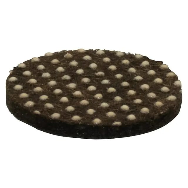 Wagner Anti-Rutsch Pad Filz-PVC Braun-Beige Ø 28 mm x 3 mm 12 Stück