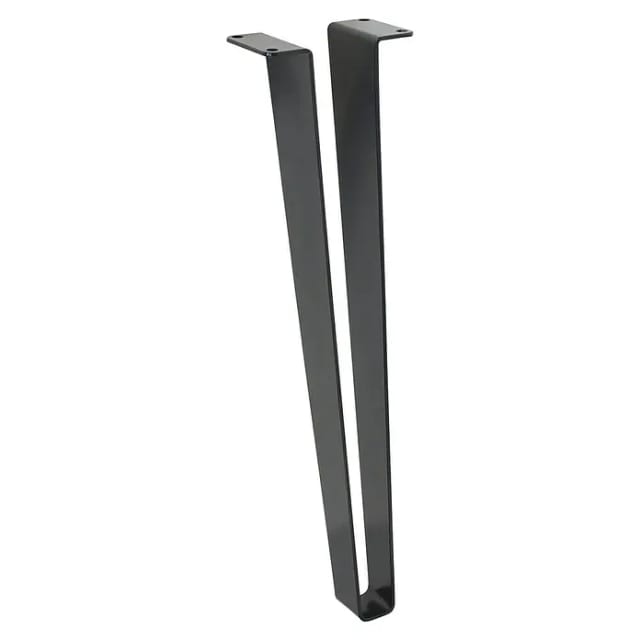 Wagner Möbelfuß 40 cm Schwarz Matt