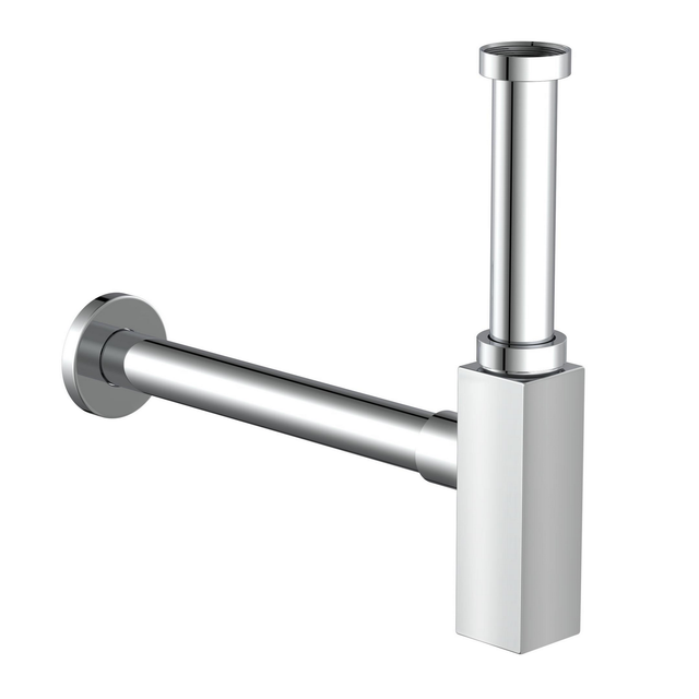 Kirchhoff Flaschensiphon DS-3WK 41,9 mm (1 1/4 Zoll) x 32 mm Chrom