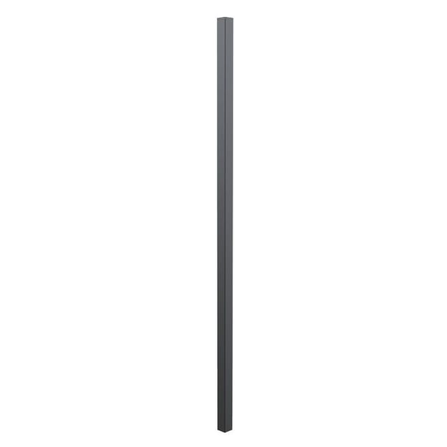 Zaunpfosten für Zaunfeld Anthrazit z. Einbetonieren Ø 5,1 cm Höhe 150 cm