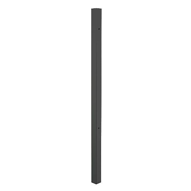 Klobenpfosten für Einzeltor Anthrazit z. Einbetonieren Ø 6 cm Höhe 170 cm