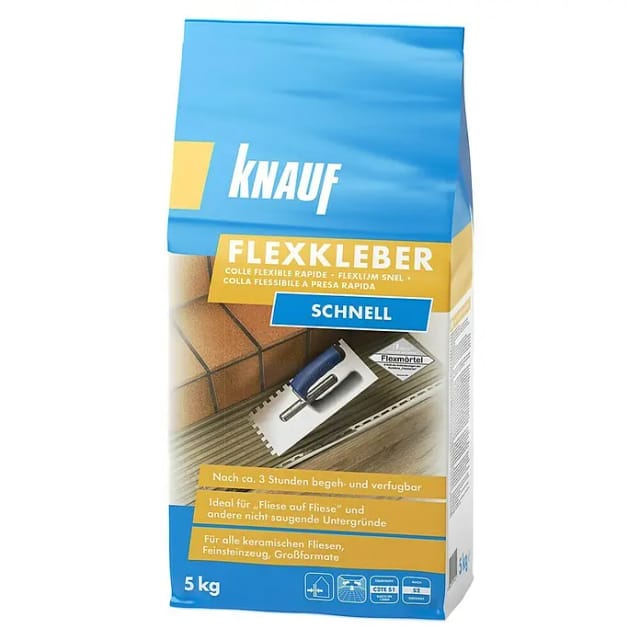 Knauf Flexkleber Schnell Grau 5 kg