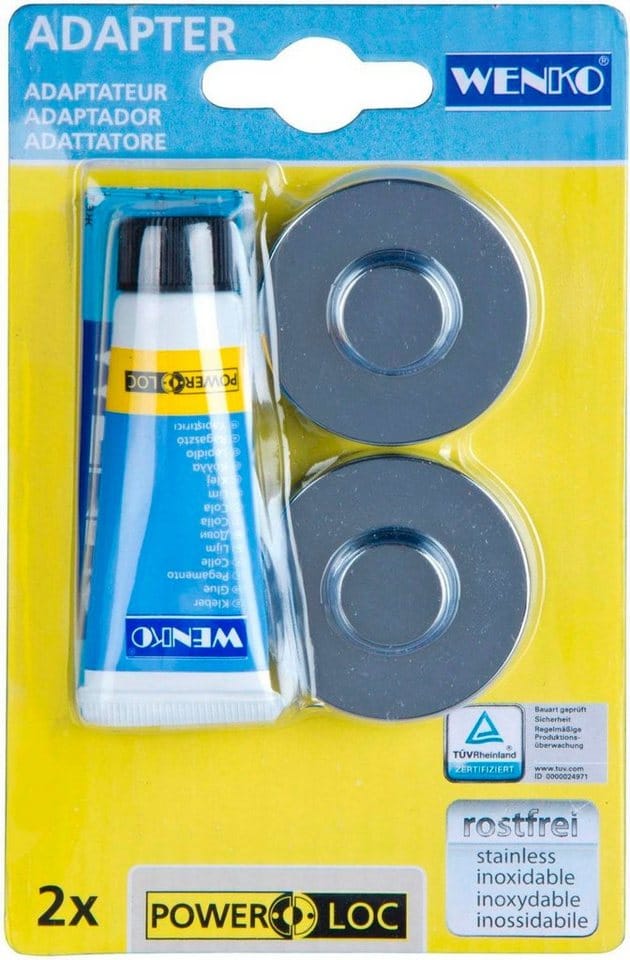 Wenko Power-Loc Wandhaken Adapter Premium/Classic
