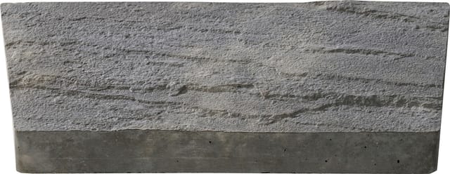 Kann Rasenkante Nativa 35 cm x 20 cm x 4 cm Grau-Anthrazit