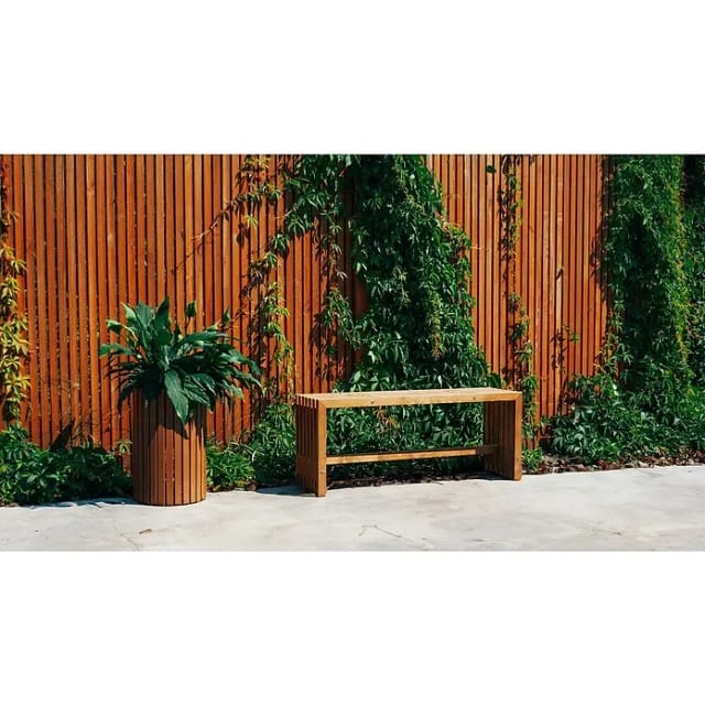 Holzbank Quadra 110 cm x 45 cm x 32,5 cm Holz