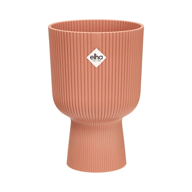 Elho Übertopf Vibes Fold Coupe 14 cm x 13,9 cm x 21 cm Zartrosa