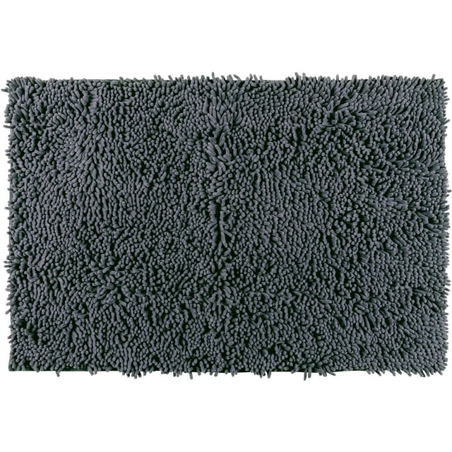 Wenko Badteppich Chenille 50 cm x 80 cm Grau