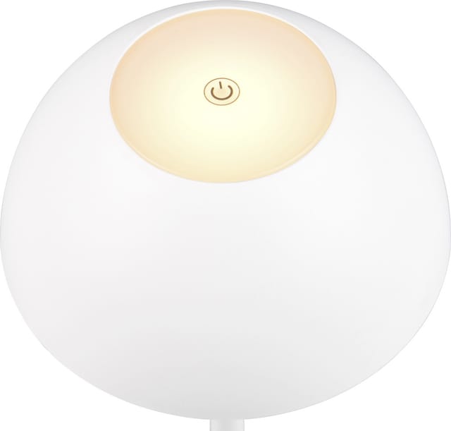 Reality LED-Tischleuchte Ricardo Weiß Matt Ø 13,5 cm
