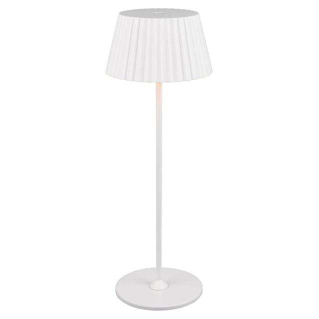 Reality LED-Tischleuchte Suarez Weiß Matt Ø 13,5 cm
