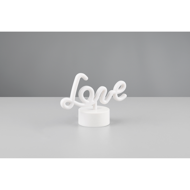 Reality LED-Tischleuchte Amor Weiß