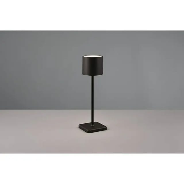 Reality LED-Tischleuchte Fernandez Schwarz Matt Ø 10,5 cm