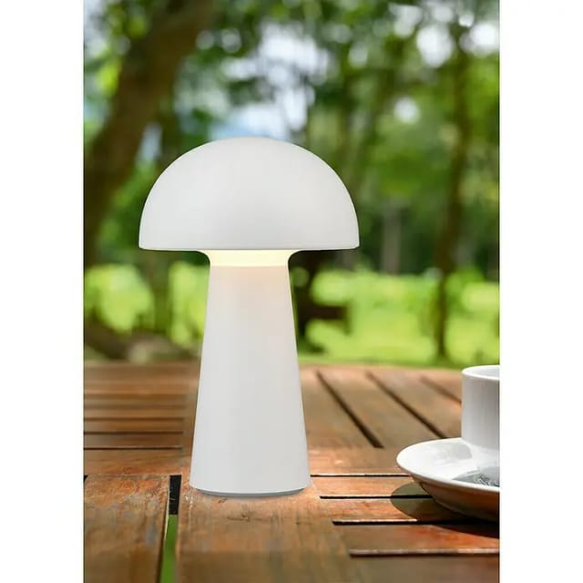 Reality LED-Tischleuchte Lennon Weiß Ø 13,6 cm