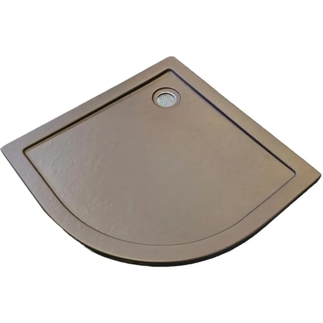 Sanotechnik Duschwanne Viertelkreis 80 cm x 80 cm Grau