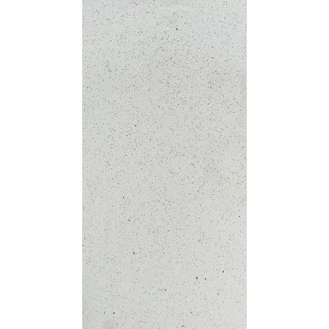 Bodenfliese Quarzkomposit Weiß Glänzend Rektifizierung 60 cm x 30 cm
