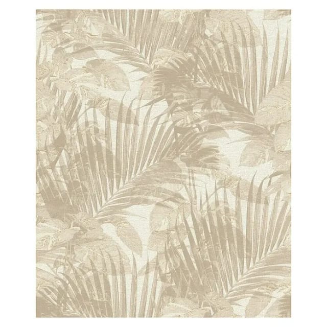 Schöner Wohnen Vliestapete Dschungel 10,05 m x 0,53 m Beige-Taupe