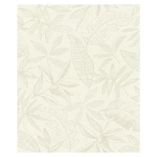 Schöner Wohnen Vliestapete Blätter 10,05 m x 0,53 m Beige