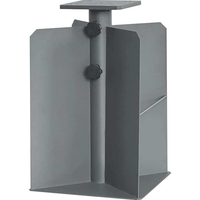 Bodenanker Plomosa Stahl 28 cm x 28 cm x 45 cm