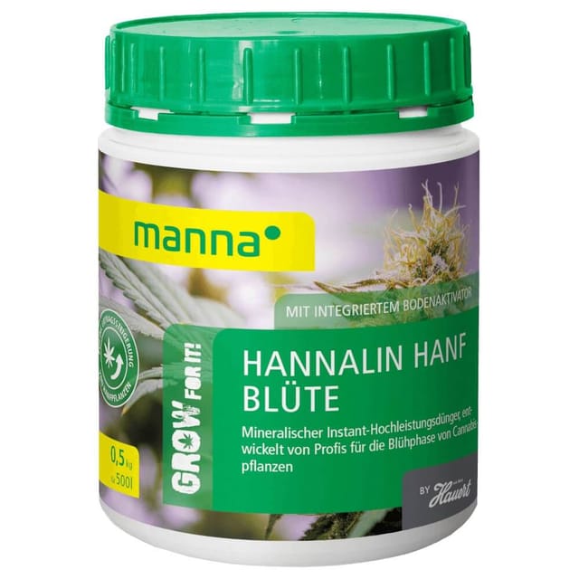 Manna Hanfdünger Hannalin Blüte 0,5 kg