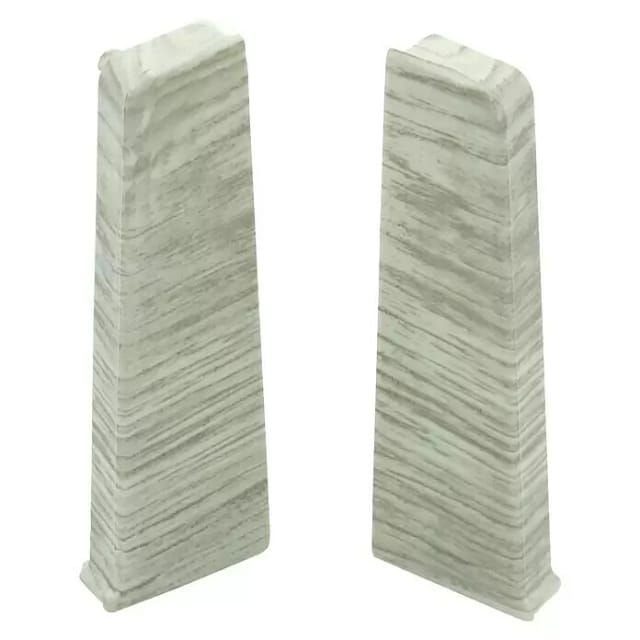 Endkappen SLK Cubica 60 SB Eiche Silber