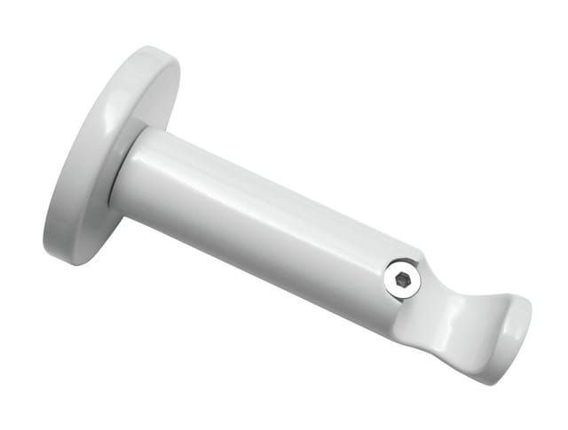 Gardinia Träger Chicago für Ø 20 mm offen Weiß 8 cm