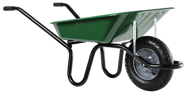 Haemmerlin Schubkarre Aktiv Premium 100, Luftrad Lackiert