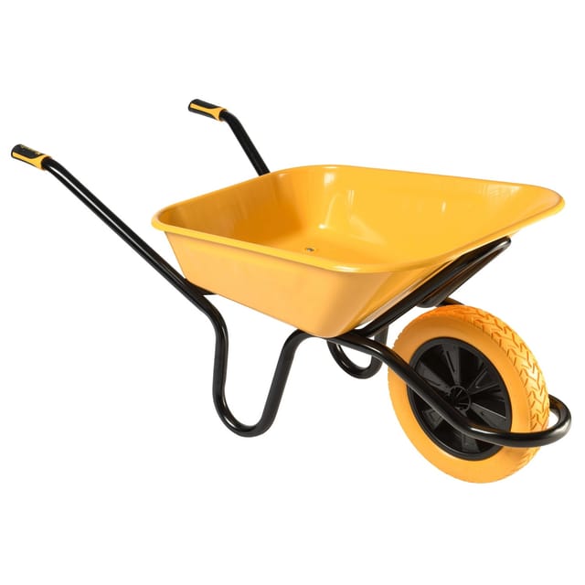 Haemmerlin Schubkarre Bau Plus 100, PU-Rad Lackiert