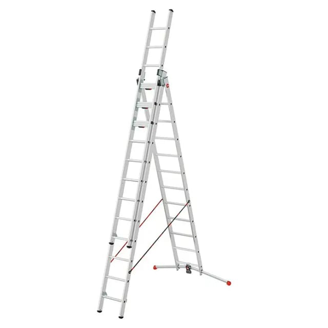 Hailo Alu-Mehrzweckleiter S120 Pro 427 cm x 149 cm x 217 cm Aluminium