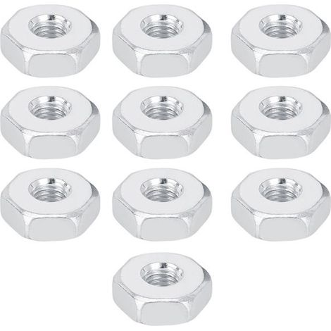 Bellerise – 10 Sechskantmuttern – 8 Mm Edelstahl – Für Stihl- Und Solo-kettensägen – Kettenradabdeckung