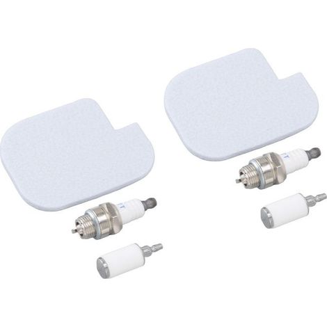 Bellerise – 2-teiliges Kettensägen-wartungsset – Cs360t/400t/420t – Luft-/kraftstofffilter + 2 Zündkerzen – Einfache Wartung