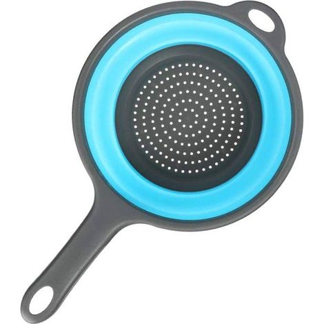 Bellerise – Zusammenklappbarer Küchenfilter Aus Silikon, Zusammenklappbarer Filterkrug Mit Griff, Platzsparender, Zusammenklappbarer Filterkorb.