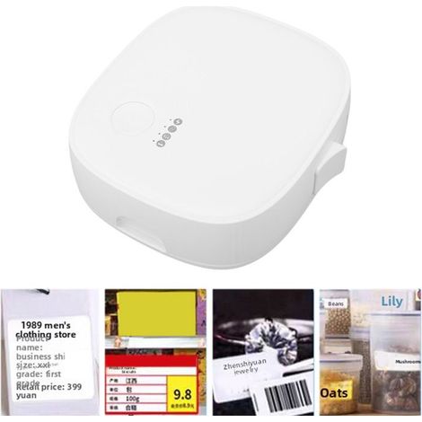 Bellerise – Mini-thermoetikettendrucker – P05 Bluetooth 15 Mm – Ultraportabel – Für Büro, Küche Und Schule