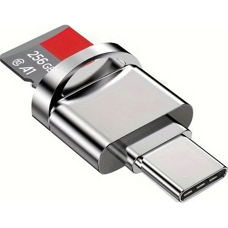 Bellerise – Multifunktionaler Tf/sd-kartenleser – Usb-c- Und Usb-adapter – Blau – Kompatibel Mit Laptops, Macbooks Und Galaxy-geräten