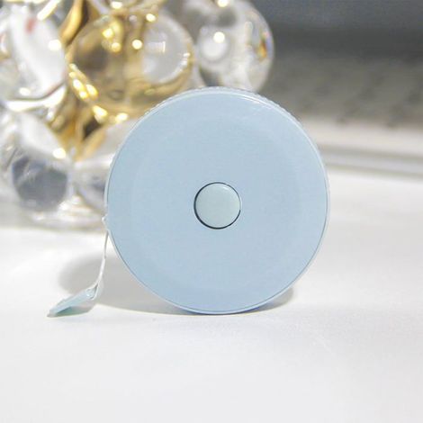 Bellerise – Universelles, Einziehbares Mini-maßband – 1,5 M / 59 Zoll, Doppelte Skala, Druckknopfverriegelung
